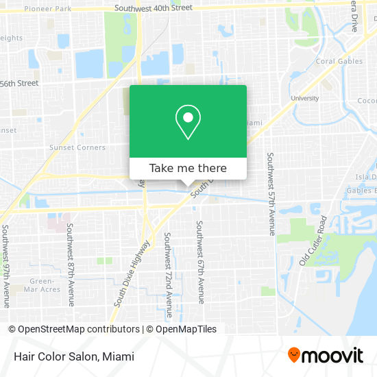 Hair Color Salon map