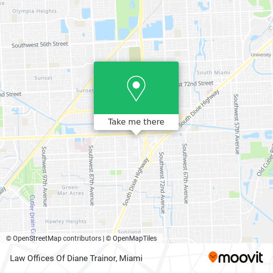 Mapa de Law Offices Of Diane Trainor