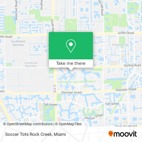 Soccer Tots Rock Creek map