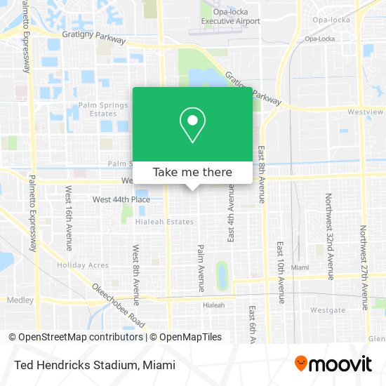 Ted Hendricks Stadium map