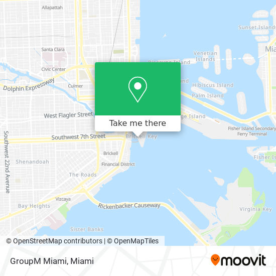 GroupM Miami map