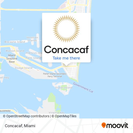 Concacaf map