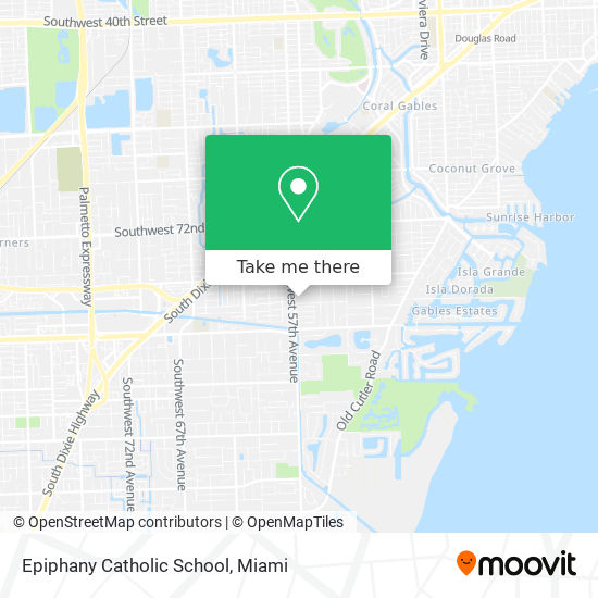 Epiphany Catholic School map