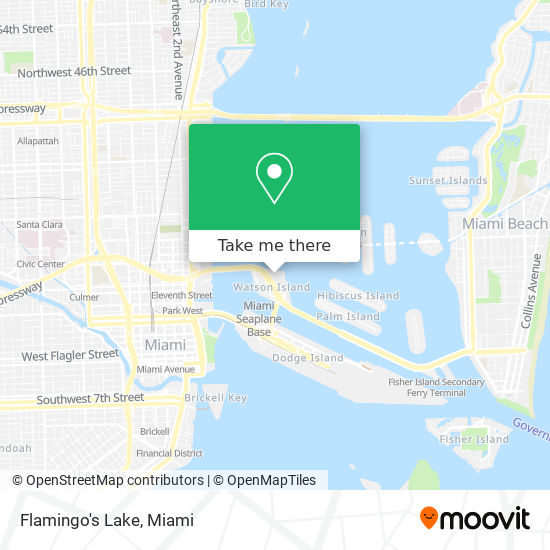 Flamingo's Lake map