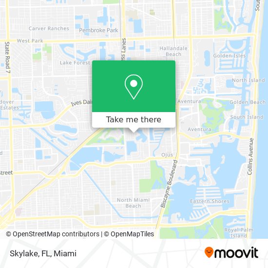 Skylake, FL map