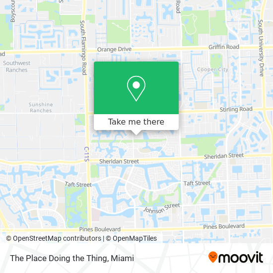 The Place Doing the Thing map