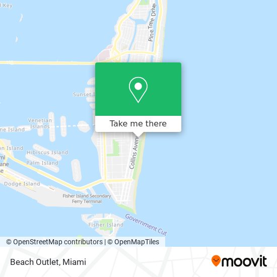 Beach Outlet map