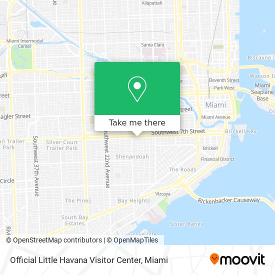 Official Little Havana Visitor Center map