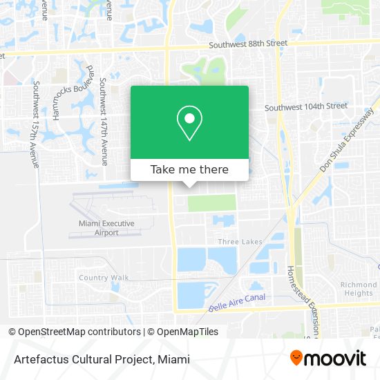 Artefactus Cultural Project map