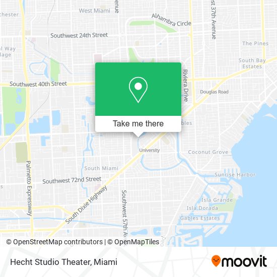 Mapa de Hecht Studio Theater