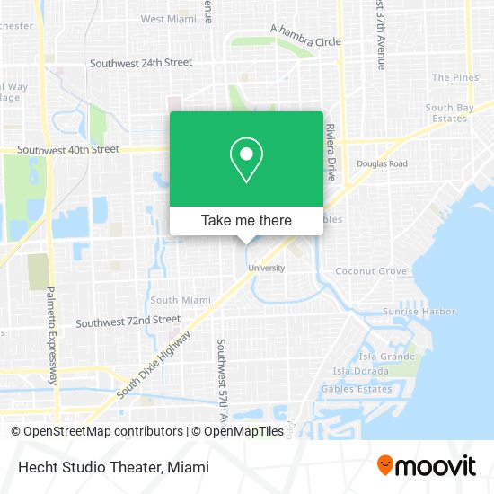 Hecht Studio Theater map