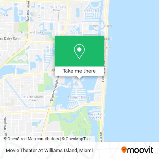 Mapa de Movie Theater At Williams Island