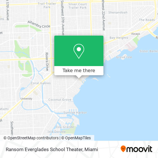 Ransom Everglades School Theater map