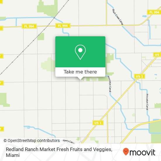 Redland Ranch Market Fresh Fruits and Veggies map