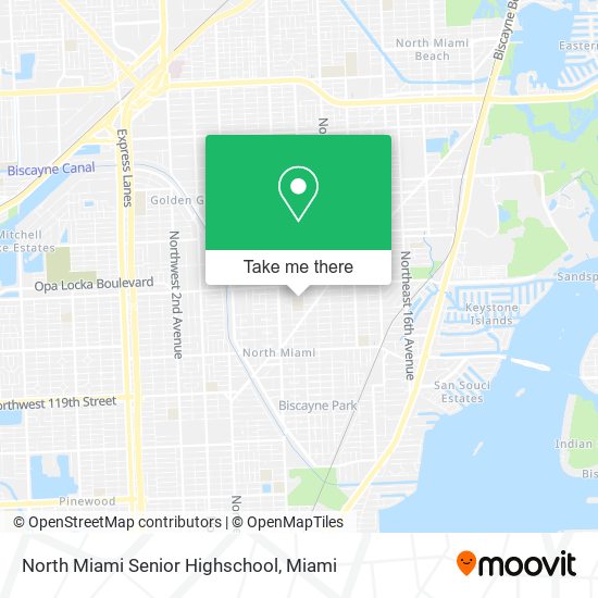 North Miami Senior Highschool map