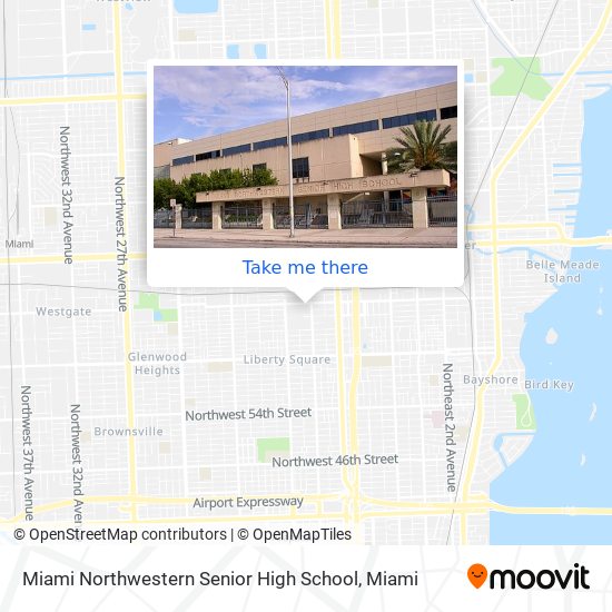 Mapa de Miami Northwestern Senior High School