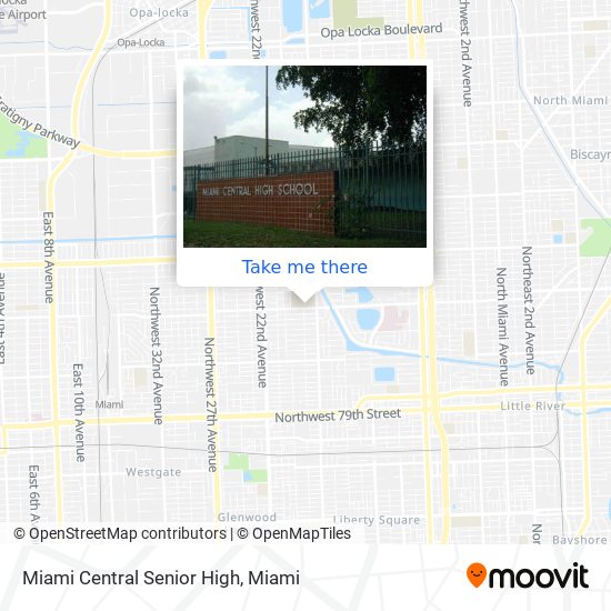 Mapa de Miami Central Senior High