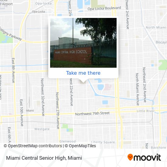 Miami Central Senior High map