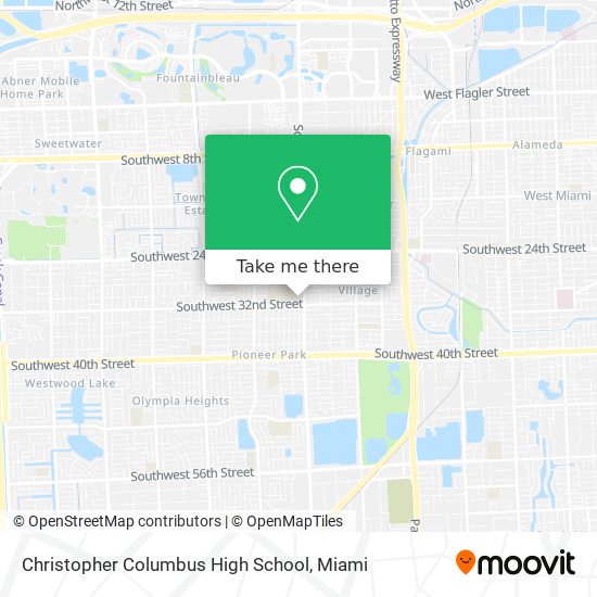 Mapa de Christopher Columbus High School
