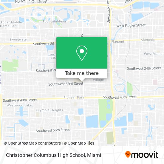 Christopher Columbus High School map