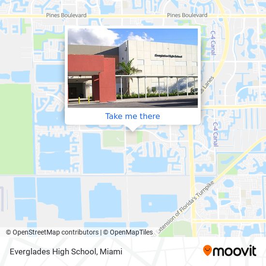 Mapa de Everglades High School