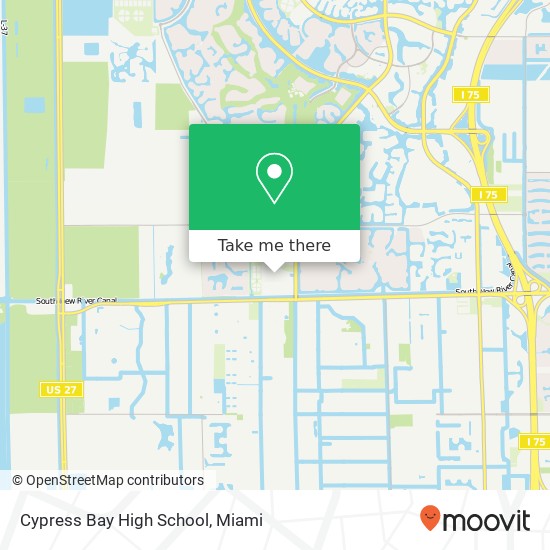 Cypress Bay High School map