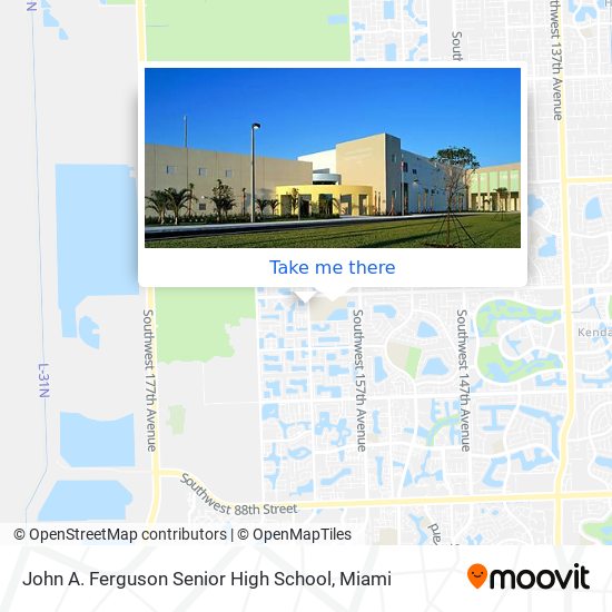 Mapa de John A. Ferguson Senior High School
