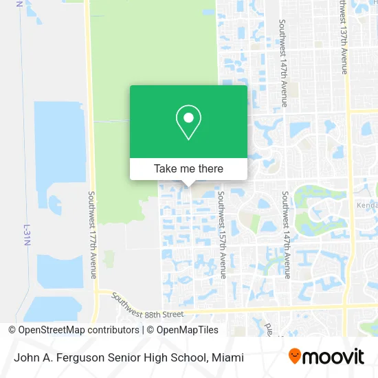 John A. Ferguson Senior High School map