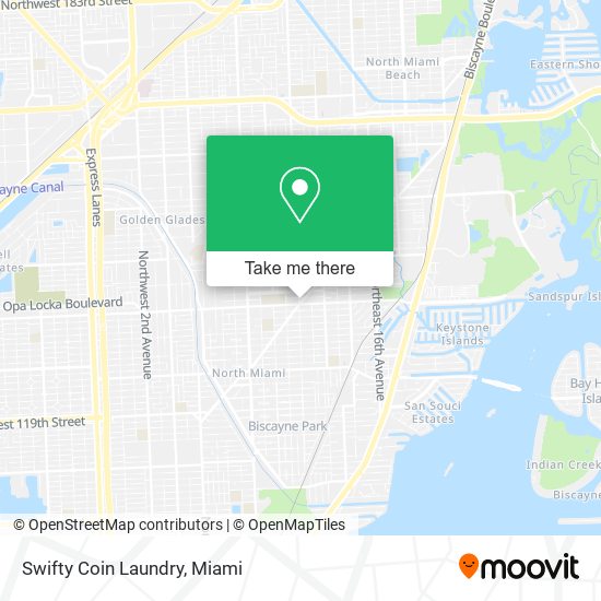 Swifty Coin Laundry map