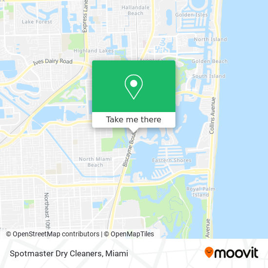 Spotmaster Dry Cleaners map