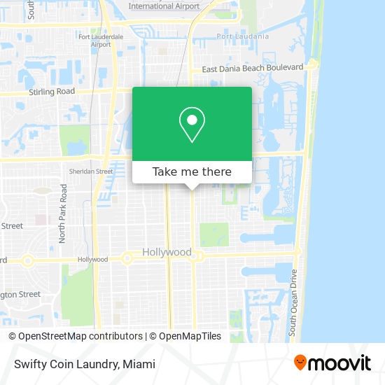 Swifty Coin Laundry map