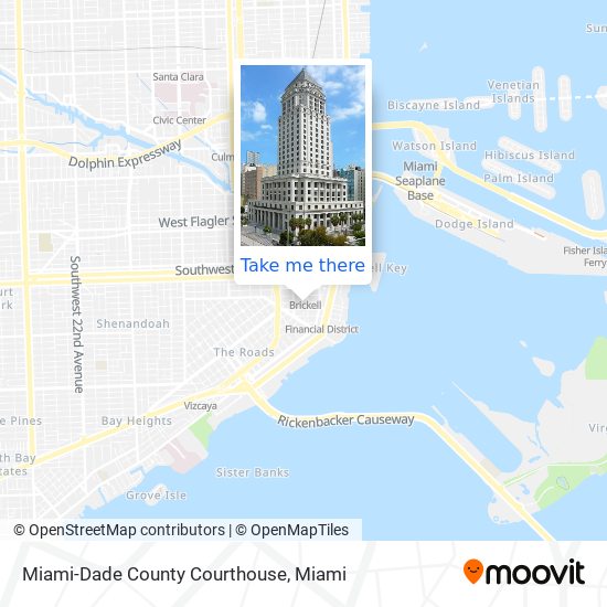 Miami-Dade County Courthouse map