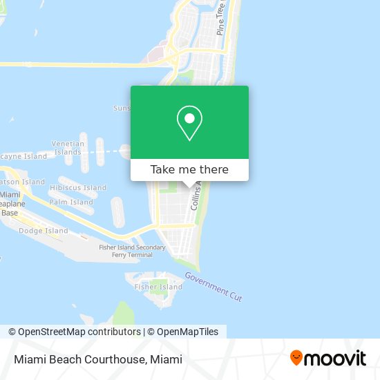 Miami Beach Courthouse map