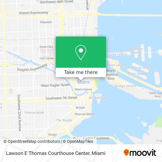 Mapa de Lawson E Thomas Courthouse Center