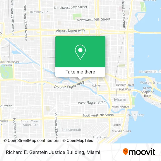 Mapa de Richard E. Gerstein Justice Building