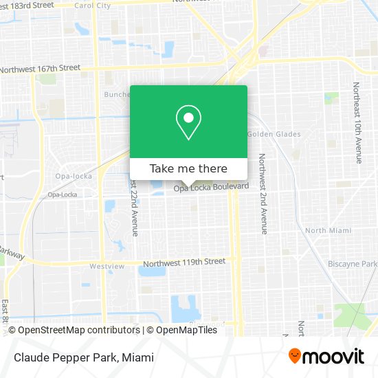 Mapa de Claude Pepper Park
