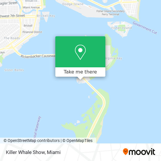Mapa de Killer Whale Show