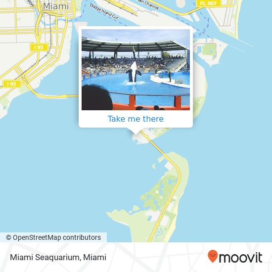Miami Seaquarium map