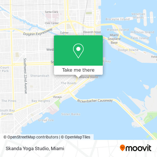Mapa de Skanda Yoga Studio
