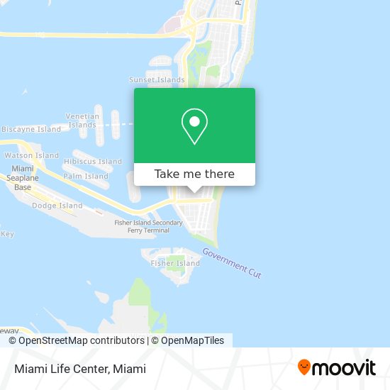 Miami Life Center map
