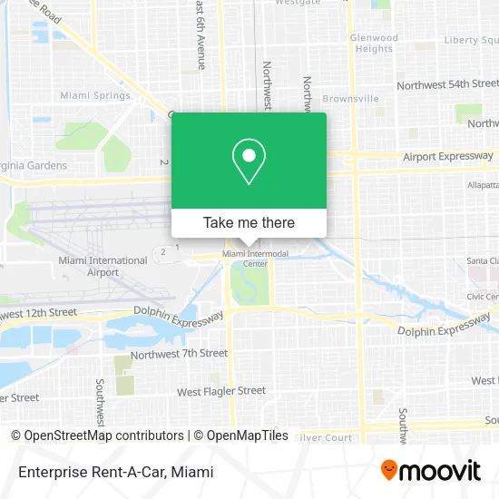 Enterprise Rent-A-Car map