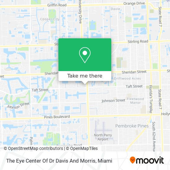 The Eye Center Of Dr Davis And Morris map