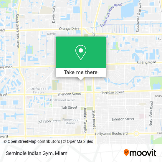 Mapa de Seminole Indian Gym