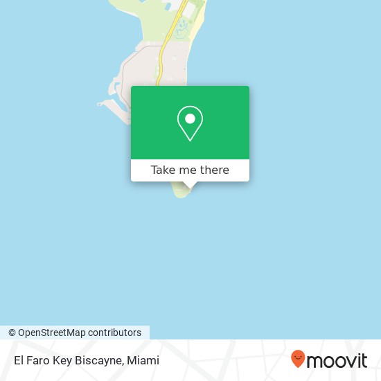 Mapa de El Faro Key Biscayne