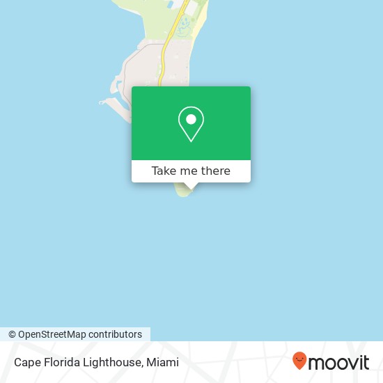 Cape Florida Lighthouse map
