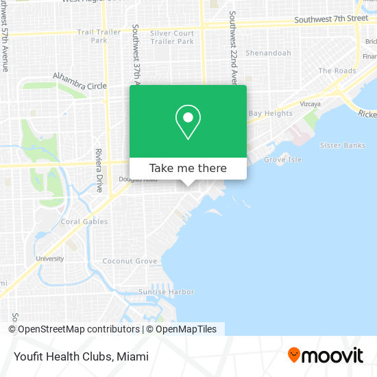 Youfit Health Clubs map