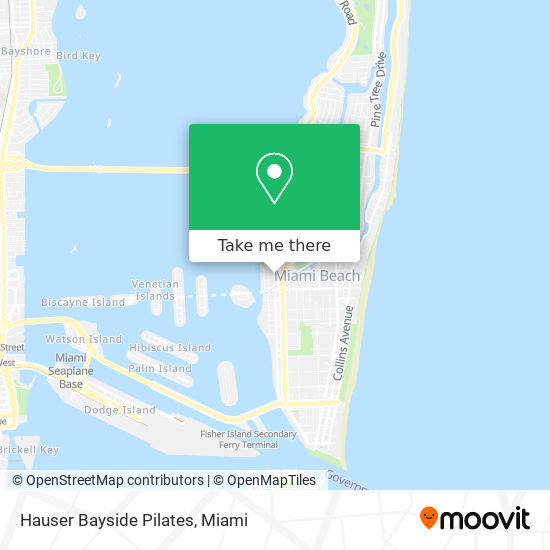 Hauser Bayside Pilates map