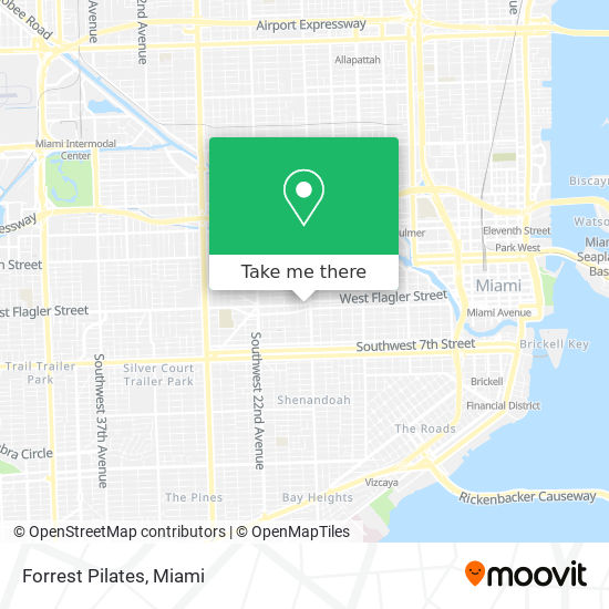 Forrest Pilates map