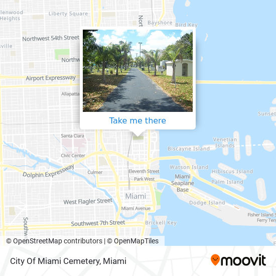 Mapa de City Of Miami Cemetery