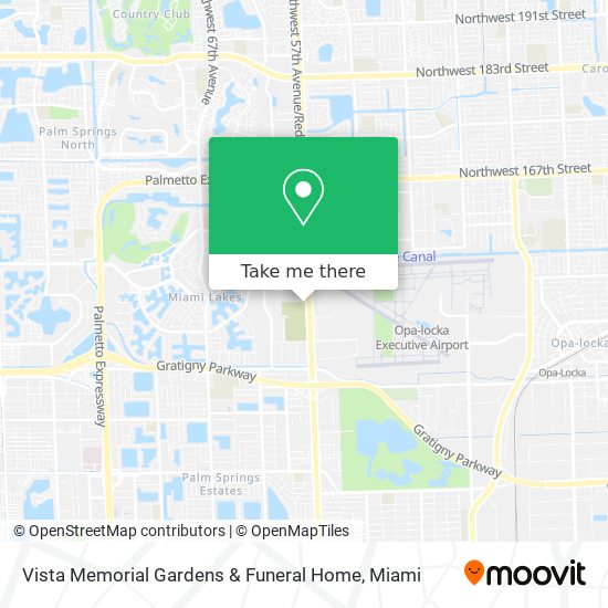Vista Memorial Gardens & Funeral Home map
